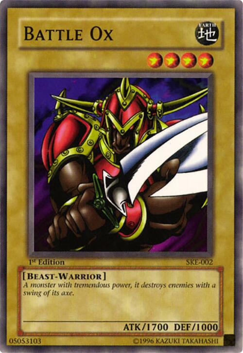 Battle Ox Starter Deck Kaiba Evolution YuGiOh