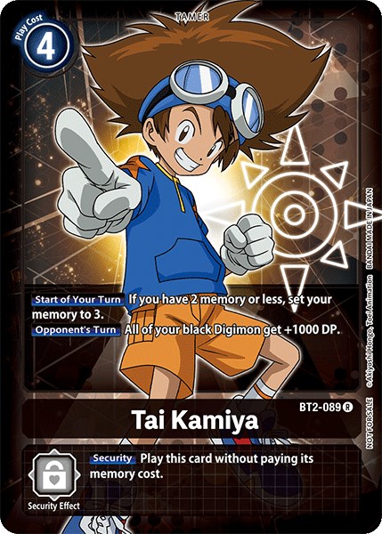 Tai Kamiya - BT2-089 (Official Tournament Pack Vol.3)