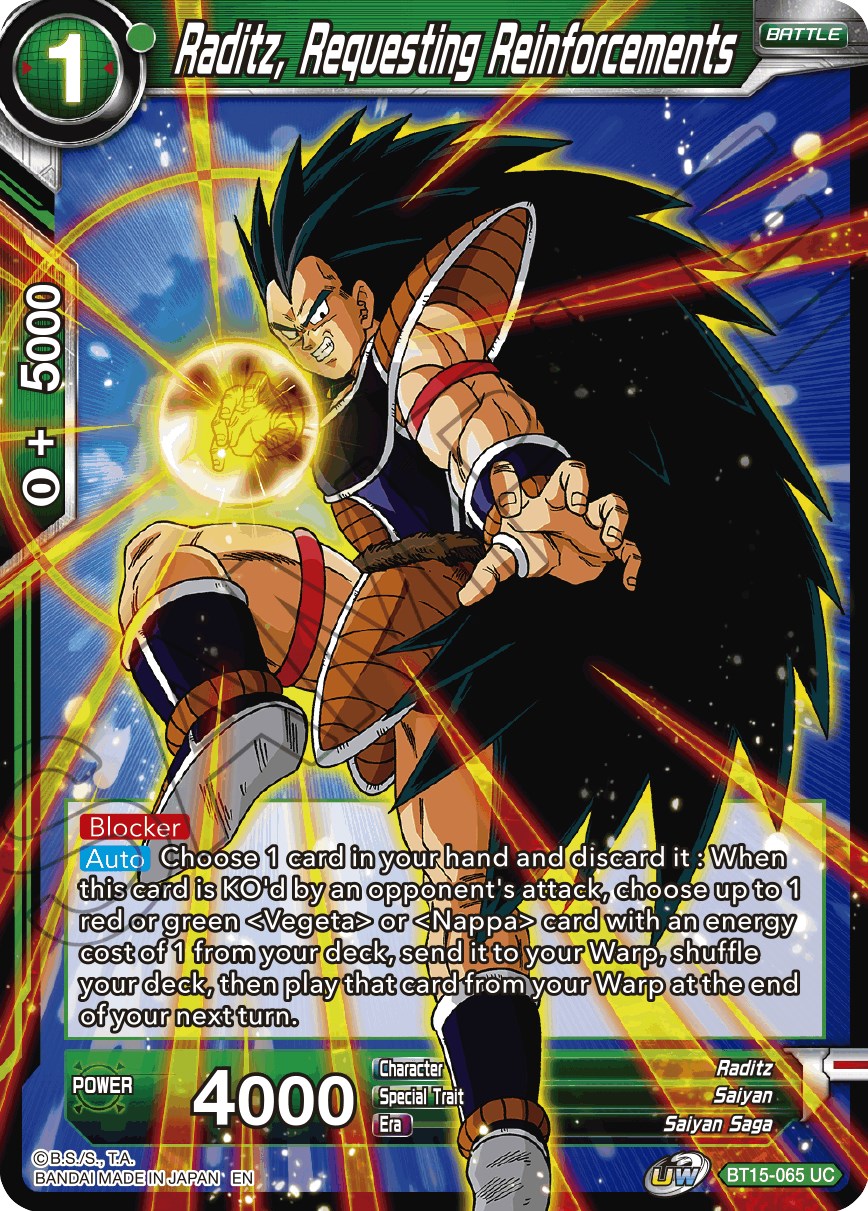 This Raditz has a x400 multiplier : r/Ningen