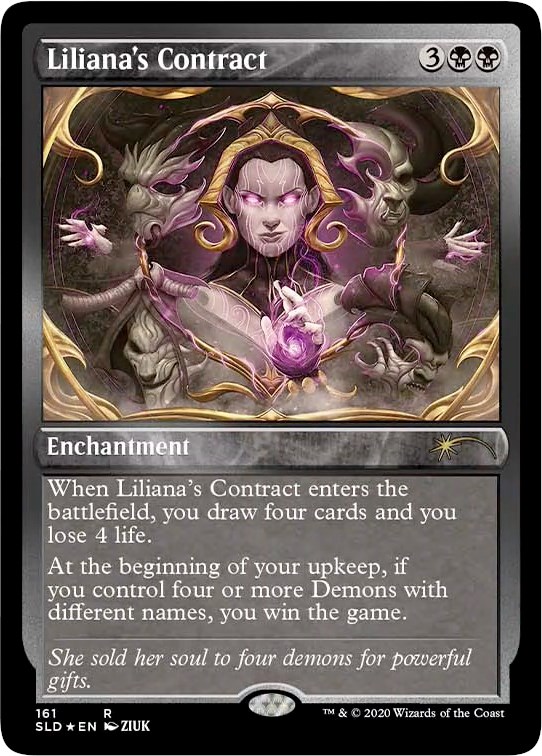 Liliana's Contract · Secret Lair Drop (SLD) #161 · Magic: The Liliana's Contract · Secret Lair Drop (SLD) #161 · Magic: The
