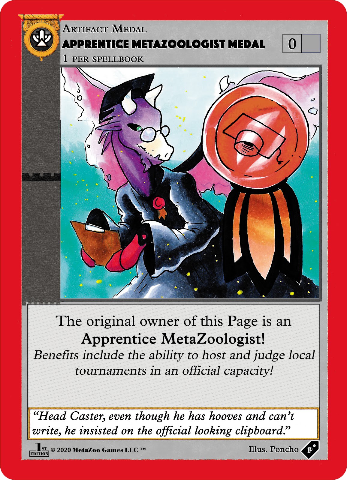 Apprentice Metazoologist Medal - Medals - MetaZoo