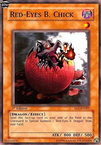 Red-Eyes B. Chick - Structure Deck: Dragon's Roar - YuGiOh