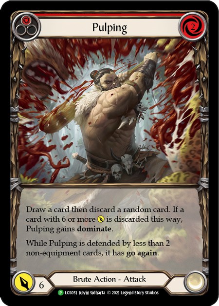 Pulping (Red) - Flesh and Blood: Promo Cards - Flesh and Blood TCG