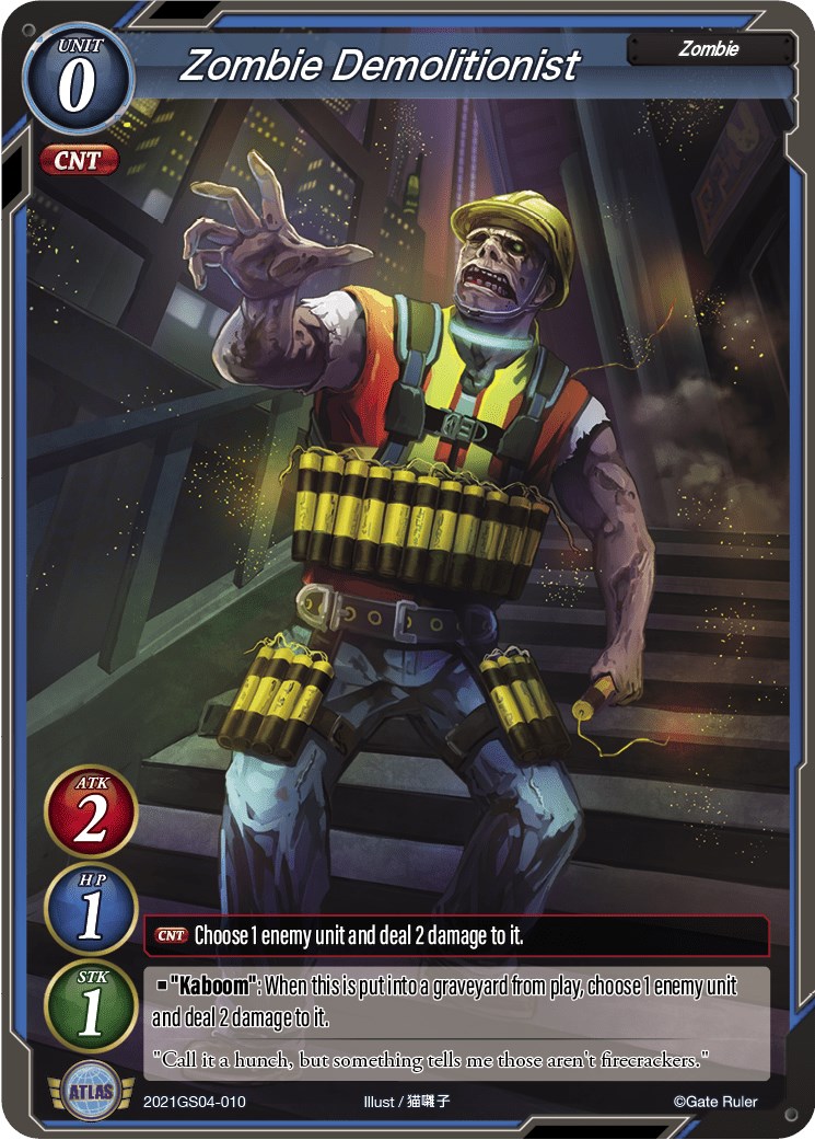 Zombie Ruler Zombie Demolitionist - Starter Deck: New York Zombiepocalypse - Gate Ruler