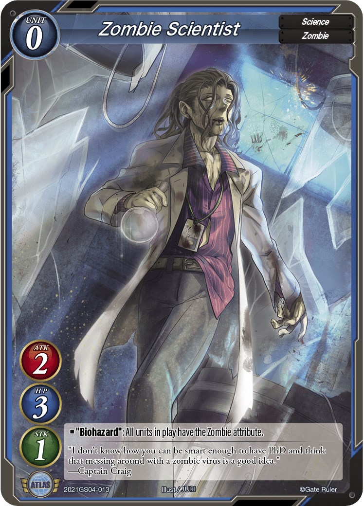 Zombie Ruler Zombie Scientist - Starter Deck: New York Zombiepocalypse - Gate Ruler