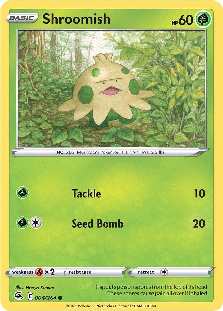 Shroomish card artwork