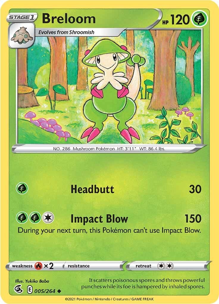 Breloom card artwork