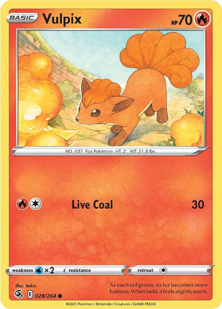 Vulpix card artwork