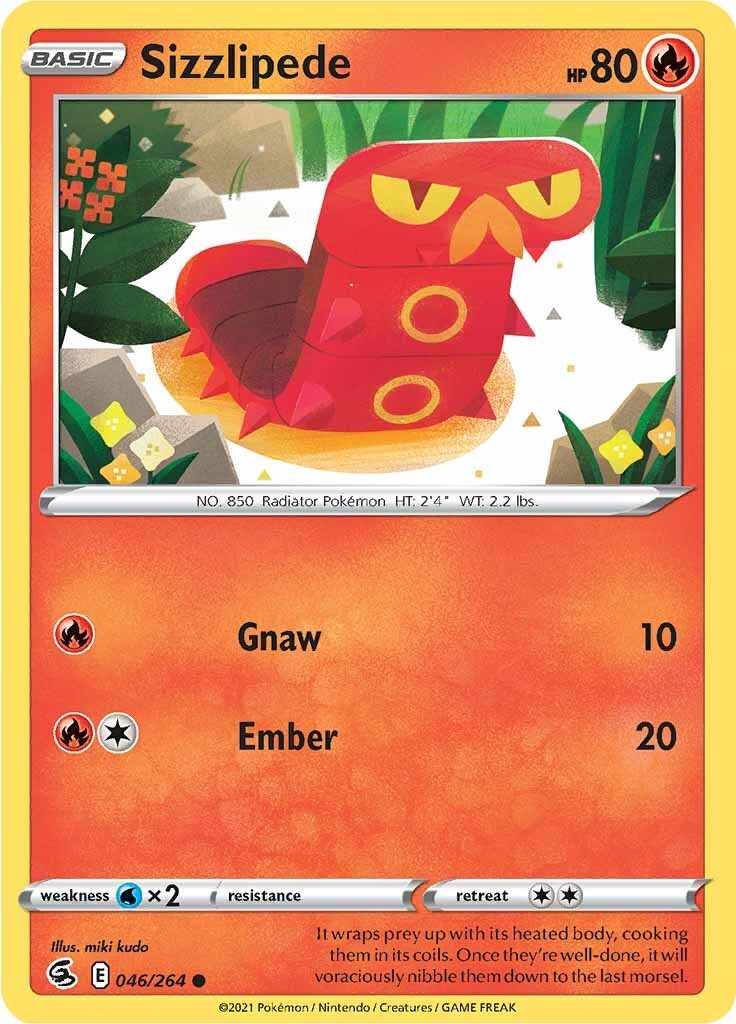 Sizzlipede card artwork