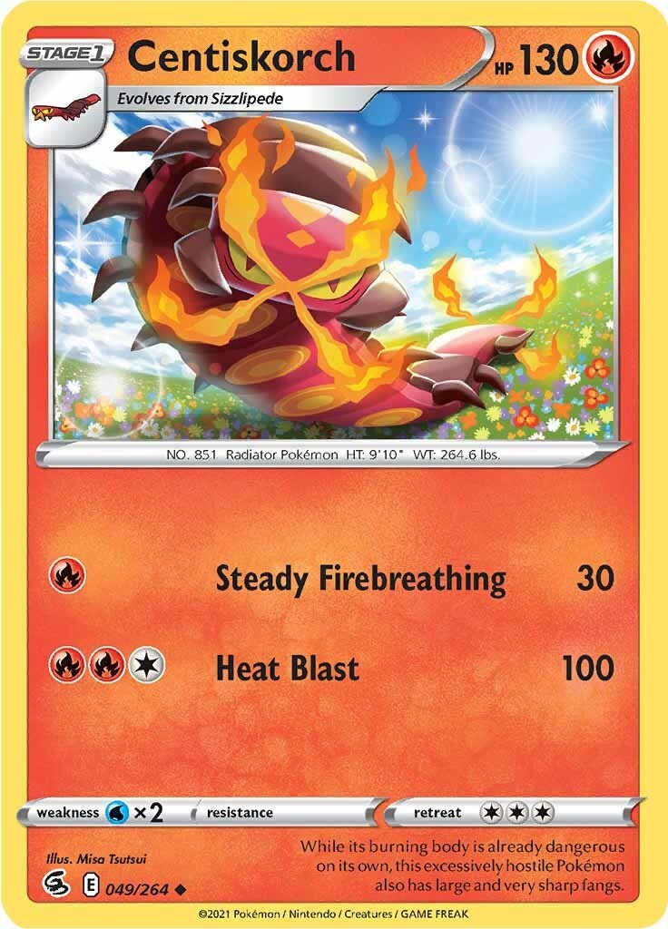 Centiskorch card artwork