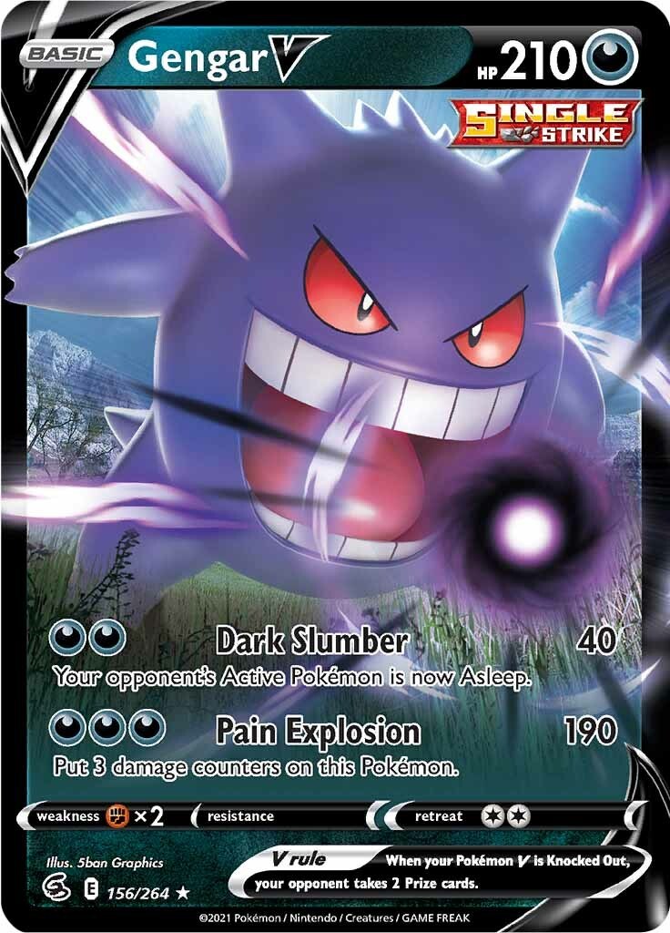 Gengar V - SWSH08: Fusion Strike - Pokemon