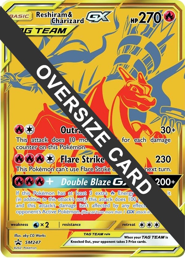 Reshiram & Charizard GX SM 247 