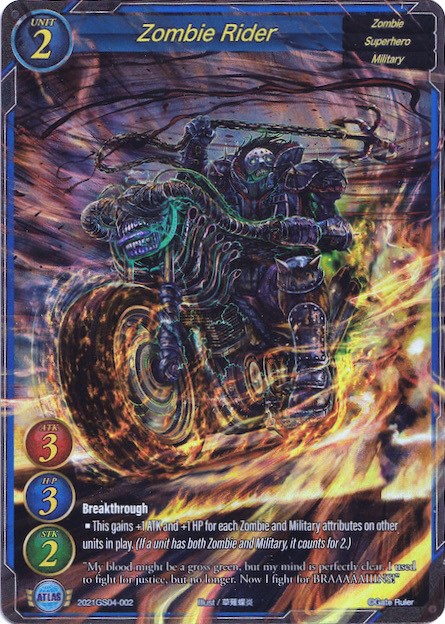 Zombie Rider (Extended Art) - Starter Deck: New York Zombiepocalypse ...