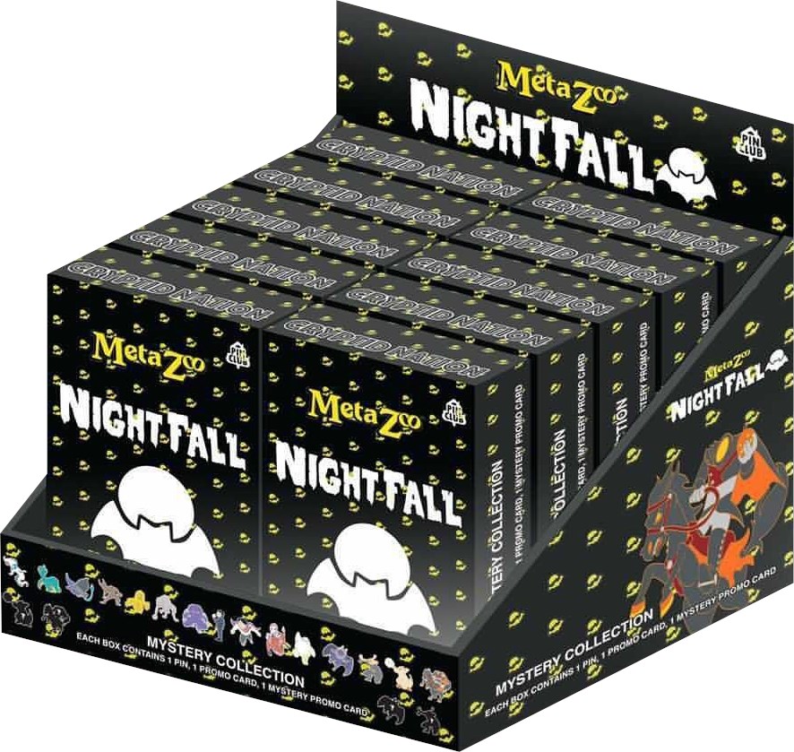 MetaZoo Nightfall 1st Edition Mystery Collection Pin Club - Factory Sealed Box  MetaZoo Box