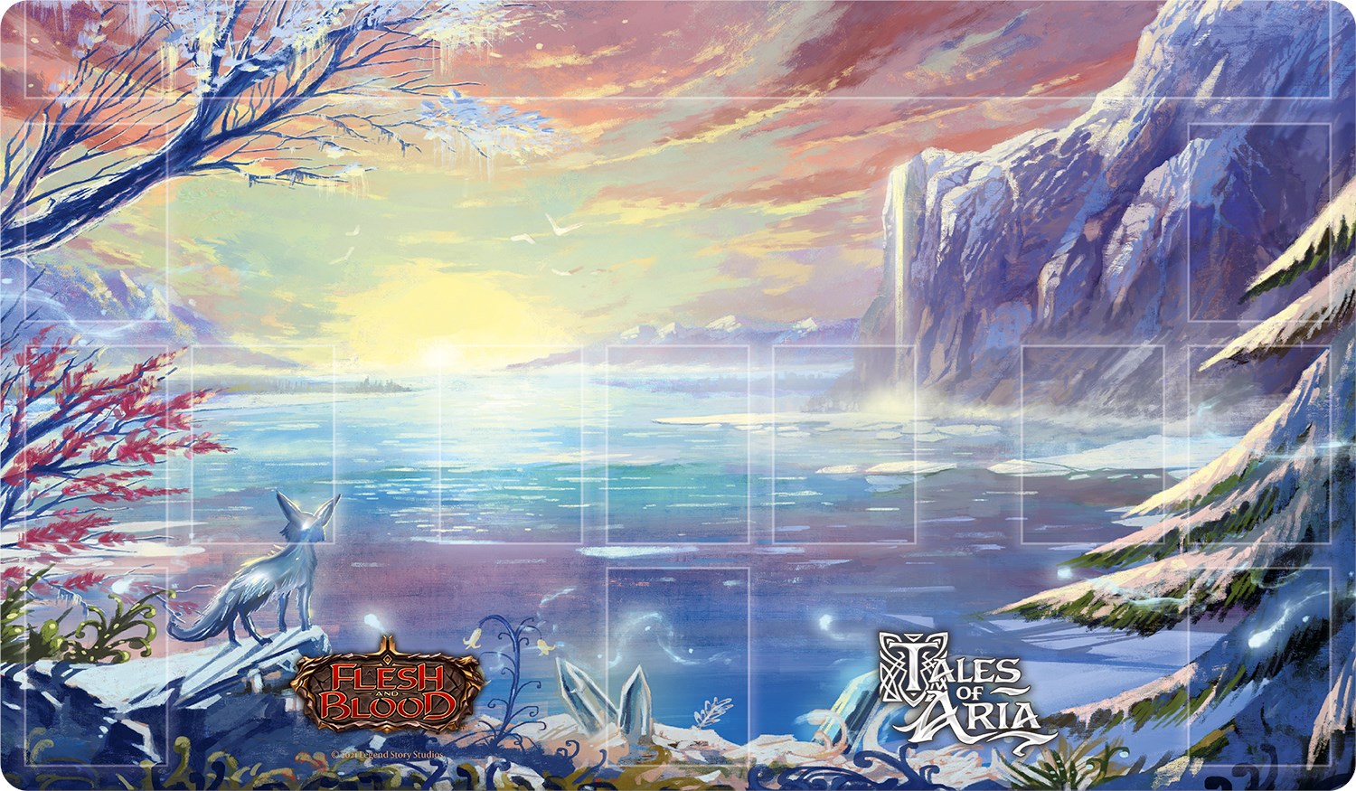 Tales of Aria Playmat - Channel Lake Frigid (TCGplayer Collector's Bundle)