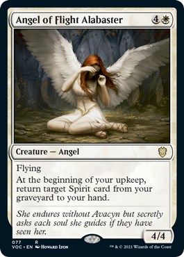 Angel of Flight Alabaster - Commander: Innistrad: Crimson Vow - Magic ...