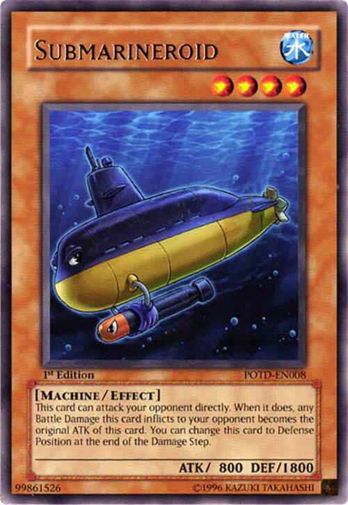 Yu-Gi-Oh! Carta Submarineroid (POTD-EN008) – Power Of The Duelist, Edizione Illimitata, Rara