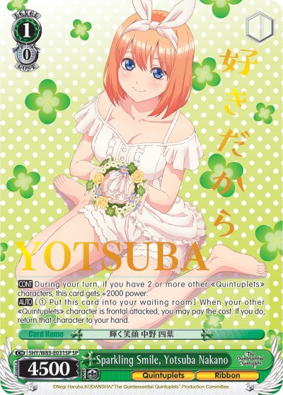 Yotsuba Nakano The Quintessential Quintuplets Character Book Japan manga NEW