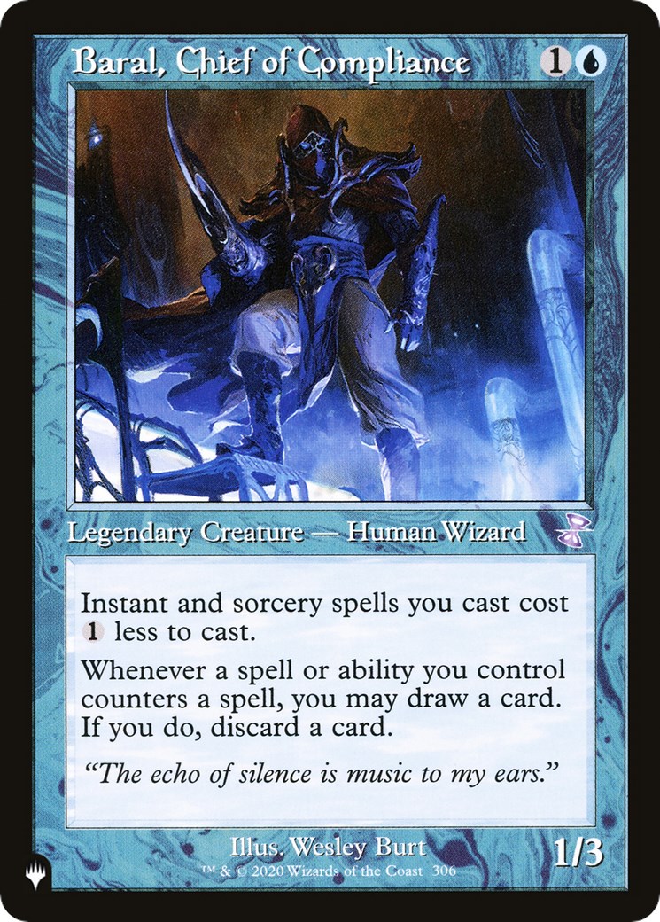 BARAL Magic The Gathering CHIEF OF COMPLIANCE MTG NM 
