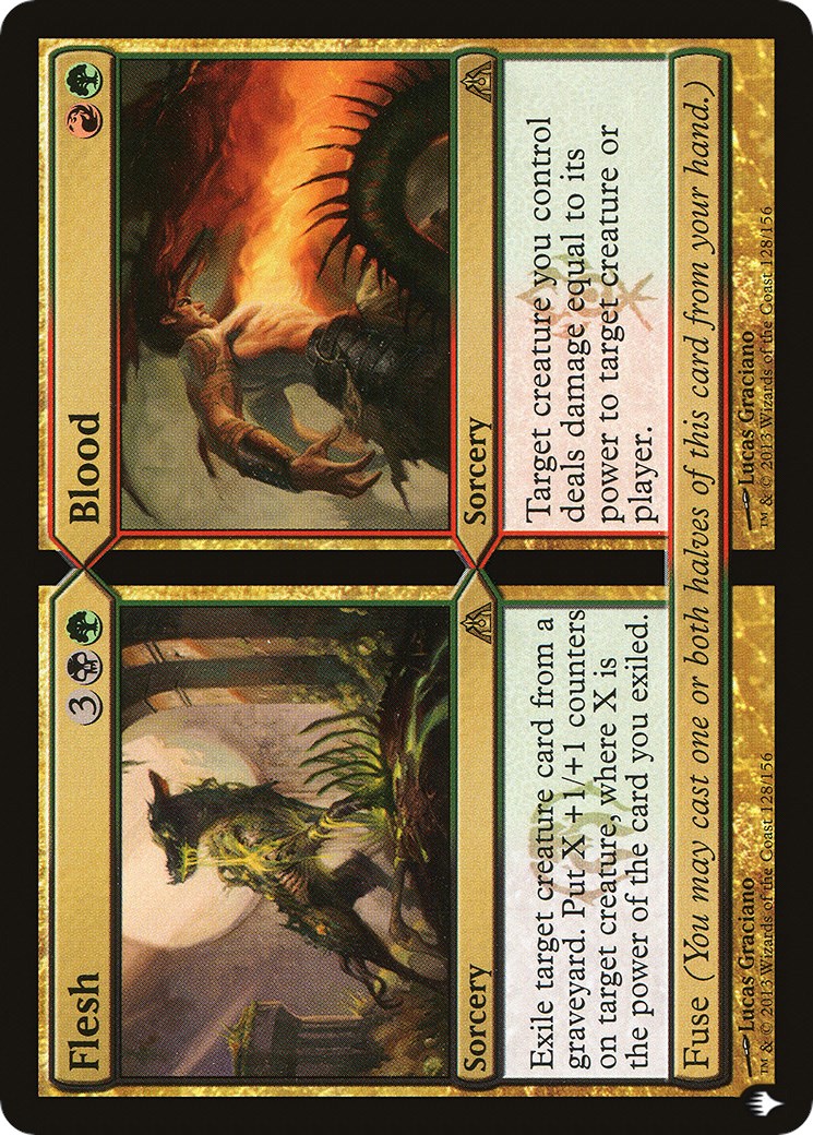 Flesh // Blood The List Reprints Magic The Gathering