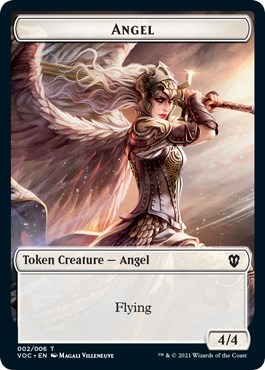 Angel // Clue Double-sided Token - Commander: Innistrad: Crimson Vow ...