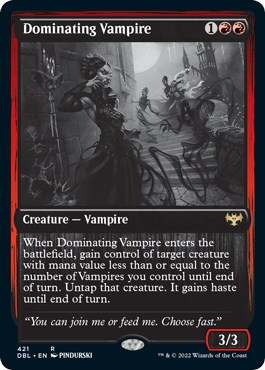 Dominating Vampire - Innistrad: Double Feature - Magic: The Gathering