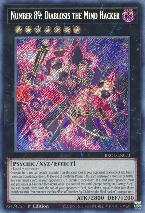 Yu-Gi-Oh Ultimate Rare SANO-JP089/Number 89: Diablosis the Mind