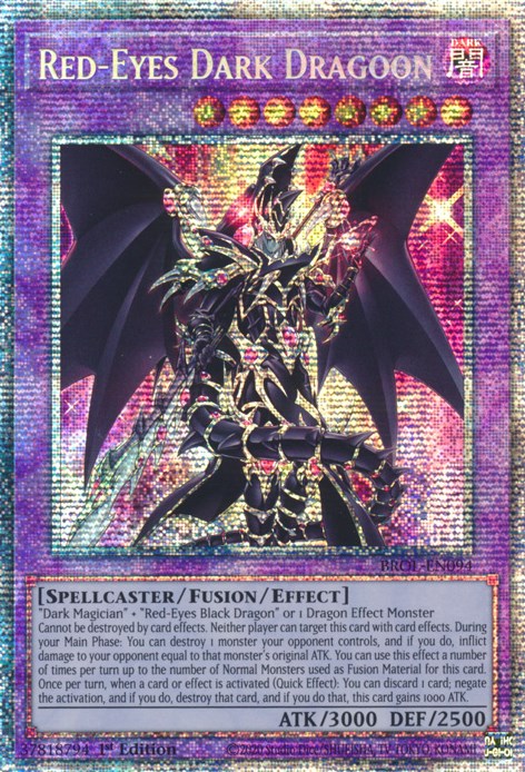 Yu-Gi-Oh! Red-Eyes Fusion (Italian) -CORE-IT059- Super Rare- 1st