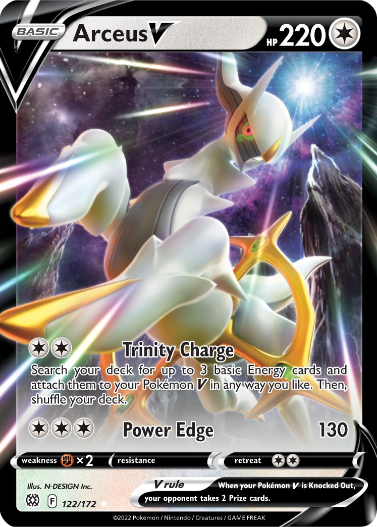 pokemon arceus card