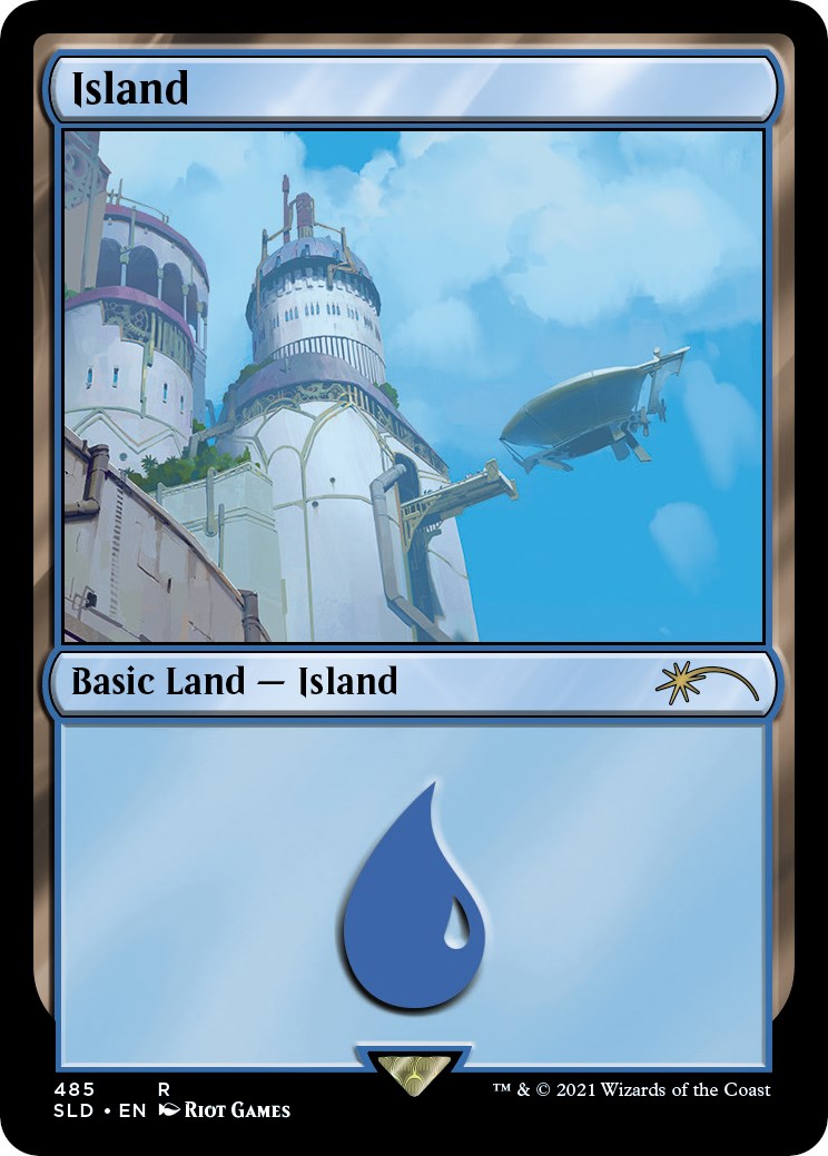 Island (Secret Lair x Arcane Lands) Secret Lair Drop Series Magic