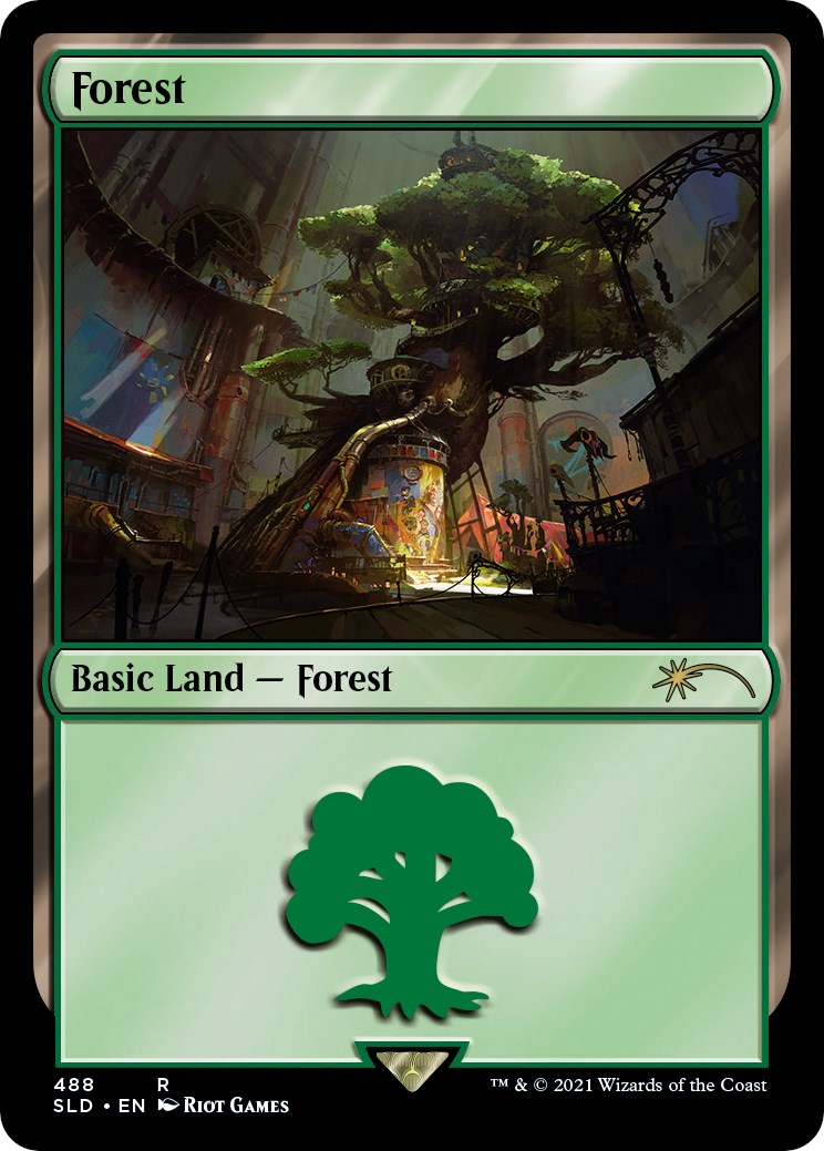 Forest (Secret Lair x Arcane: Lands) - Secret Lair Drop Series