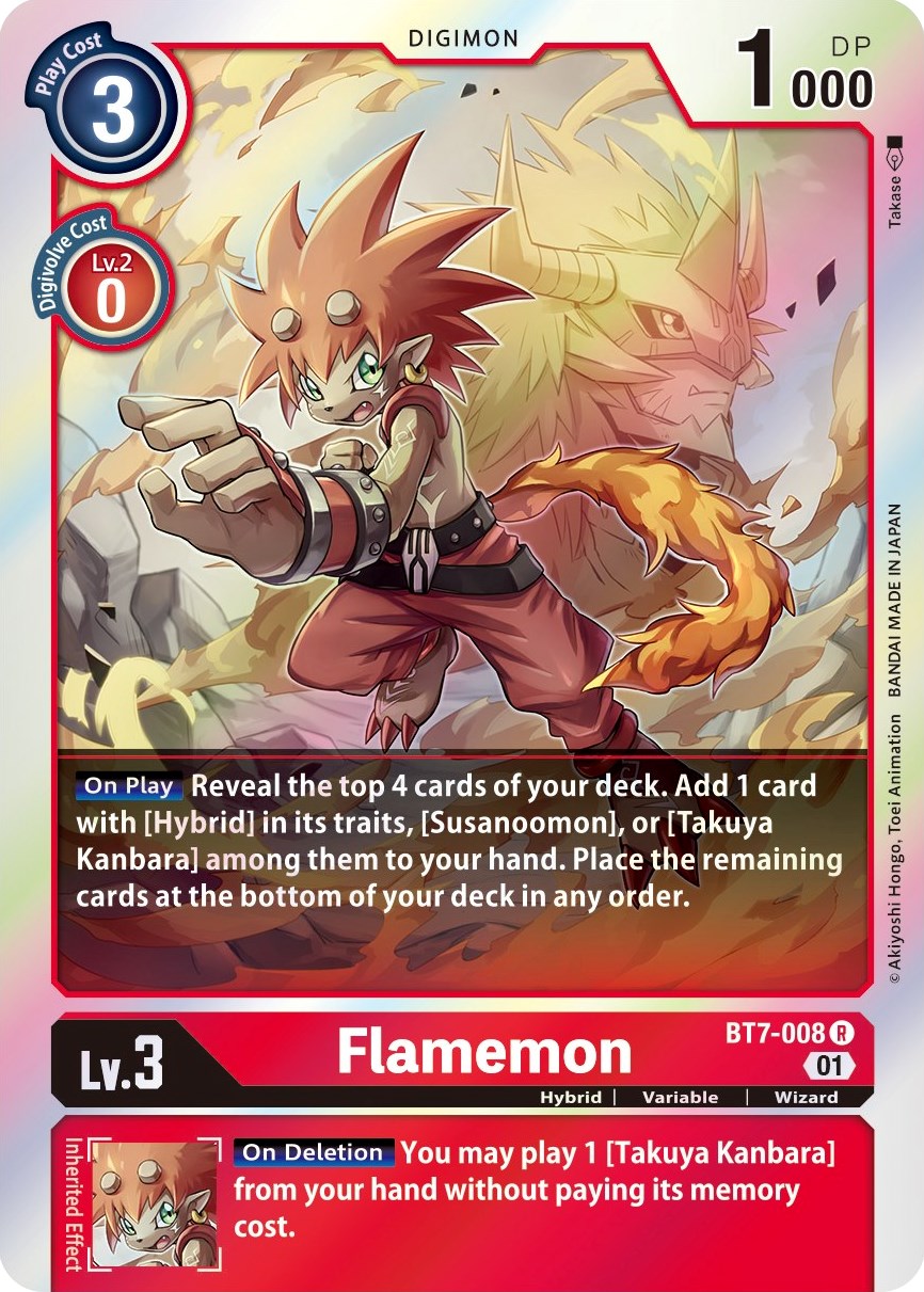 Flamemon - Next Adventure - Digimon Card Game