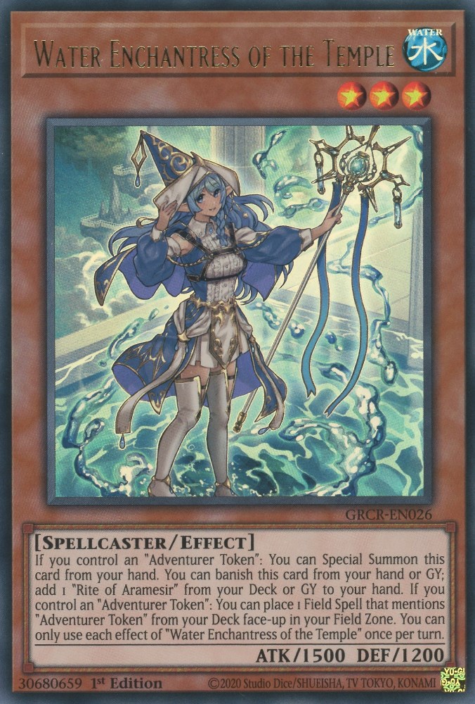 Yu-Gi-Oh! Water Enchantress of the Temple playmates