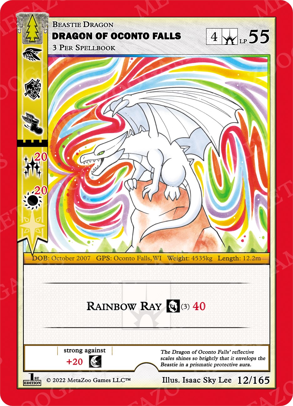 Dragon of Oconto Falls Wilderness First Edition MetaZoo