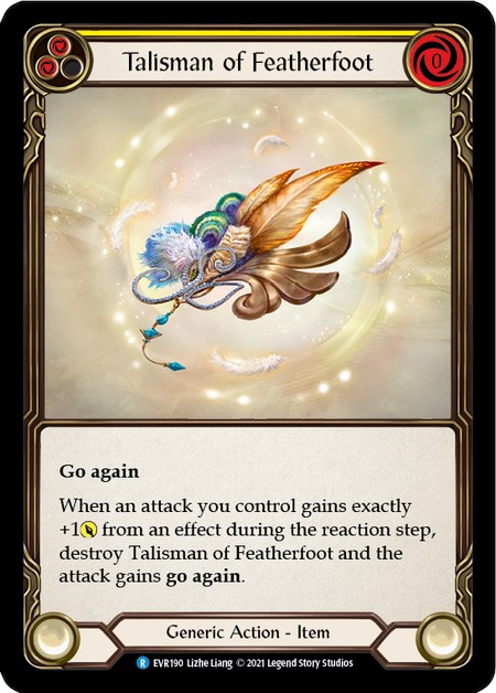 Talisman of Featherfoot - Everfest - Flesh and Blood TCG