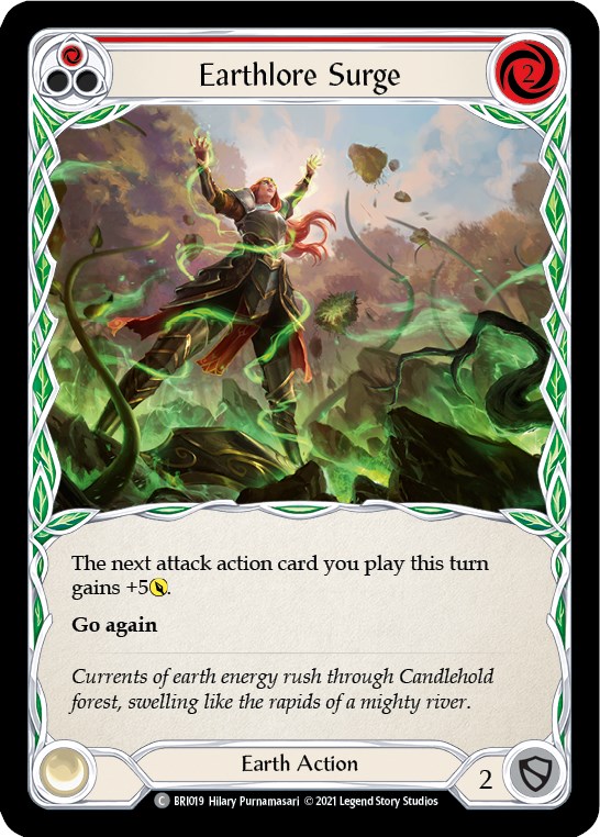 Earthlore Surge (red) - Blitz Deck: Tales Of Aria - Briar - Flesh And 