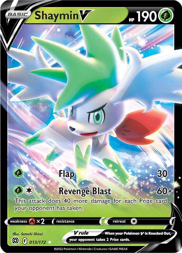 Mavin  Pokemon TCG : Shaymin V - 152/172 - Brilliant Stars