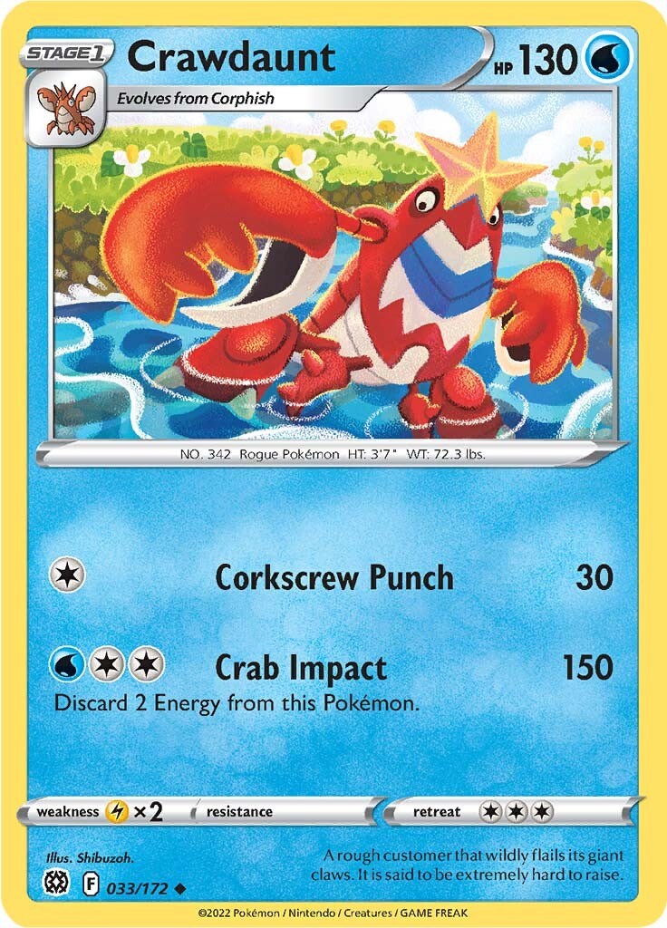Crawdaunt card artwork