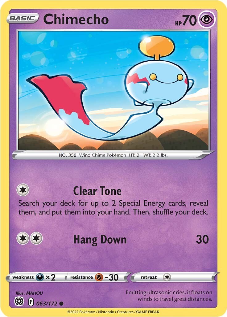 Chimecho card artwork
