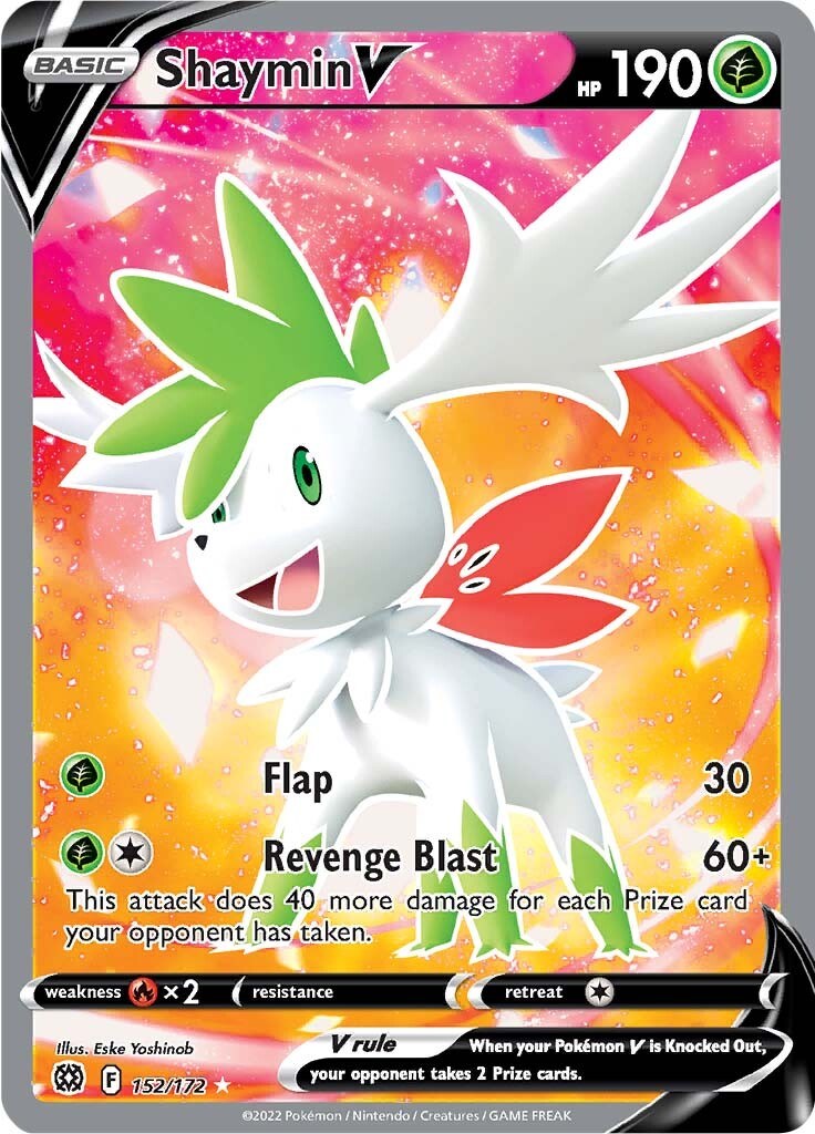 Pokemon Trading Card Game S9 101/100 SR Shaymin V (Rank A)