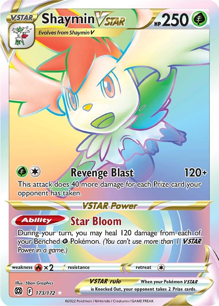 The Cards Of Pokémon TCG: Brilliant Stars Part 1: Shaymin V & VSTAR