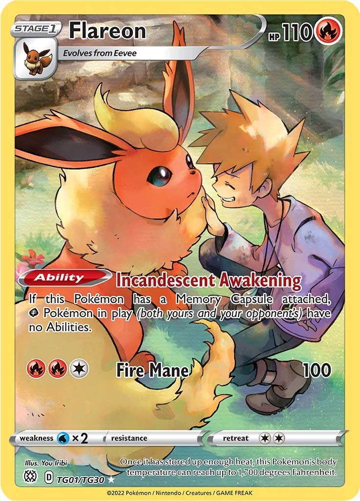 Flareon - SWSH09: Brilliant Stars Trainer Gallery - Pokemon