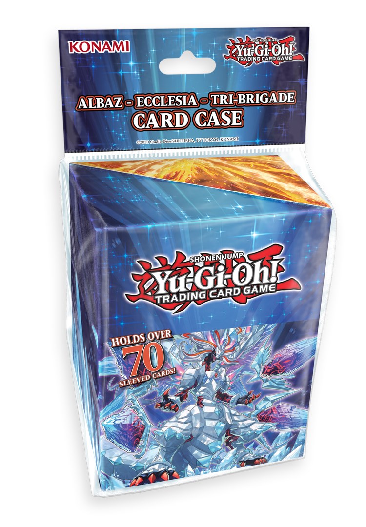 Yugioh Kartenhüllen KONAMI Yu-Gi-Oh Albaz Ecclesia Tri-Brigade Kartenschutzhüllen - 50 Stück Offizielle Sammelkarten-Hüllen Tri-Brigade Card Sleeves