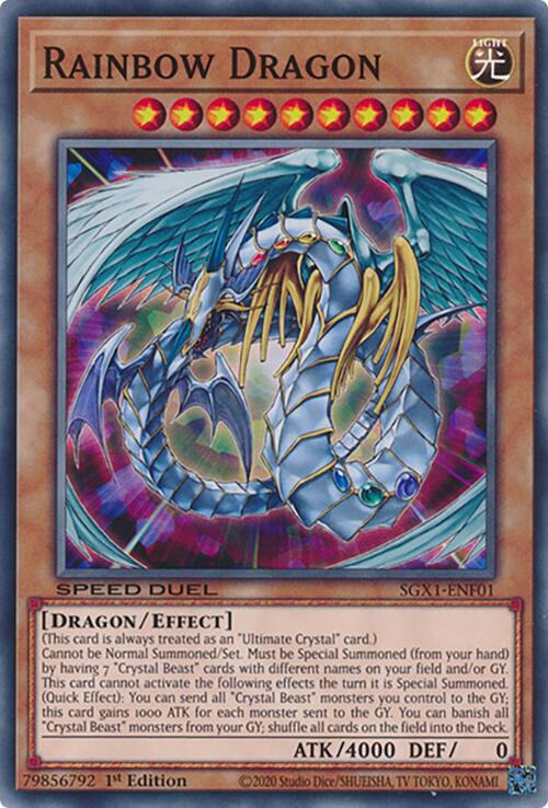 Rainbow Dragon - Speed Duel GX: Duel Academy Box - YuGiOh