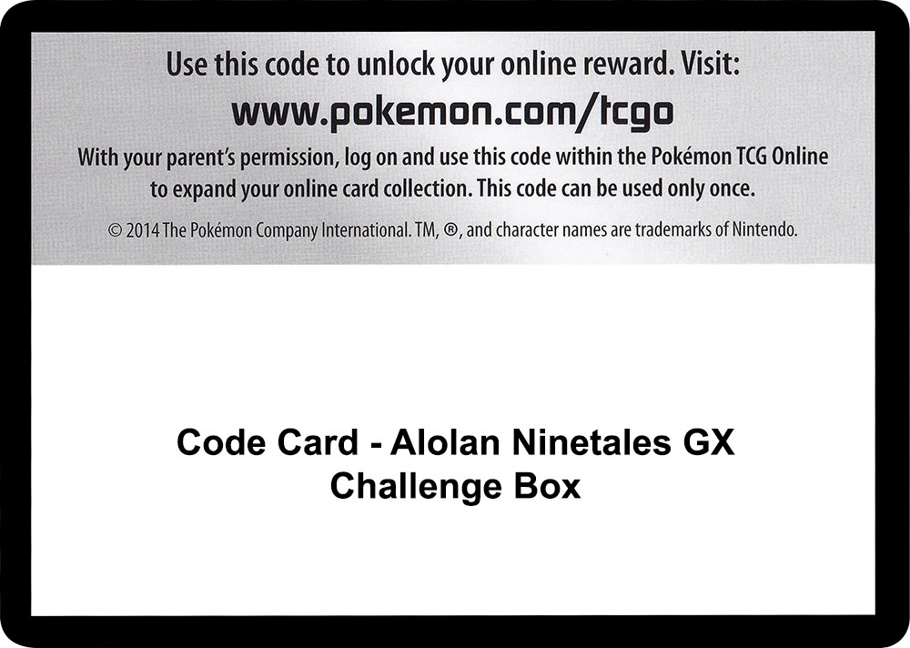 Pokemon Sun & Moon Burning Shadows GX Challenge Box Alolan Ninetales Card Game 