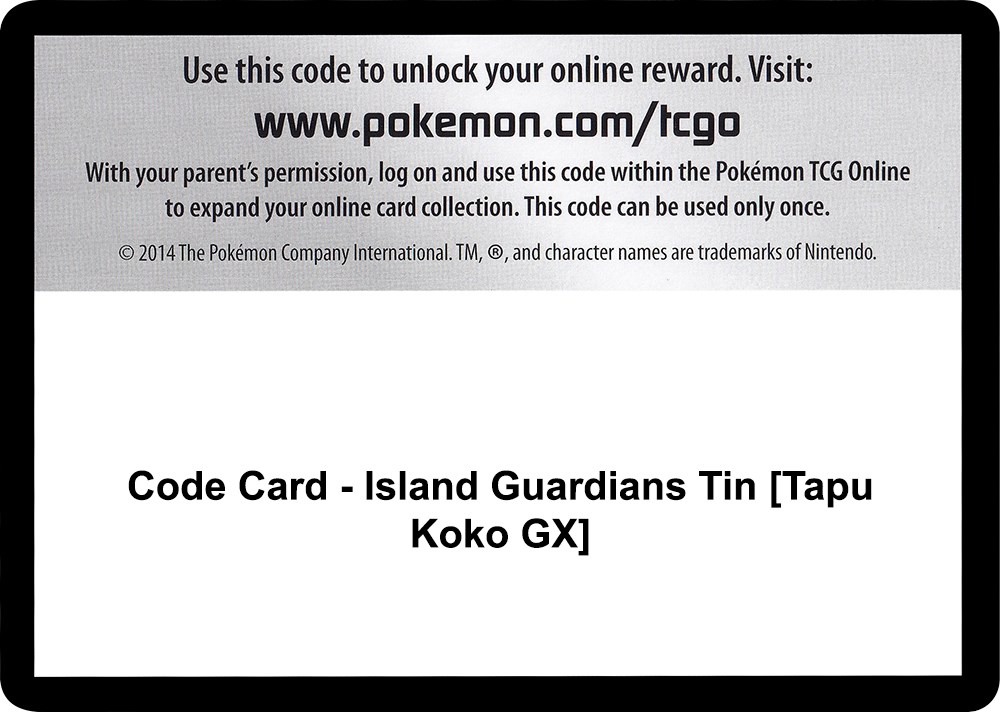 Pokémon TCG: Island Guardians Tin (Tapu Koko GX)