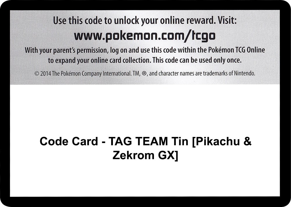 Pikachu & Zekrom GX Tag Team Tin Opening 
