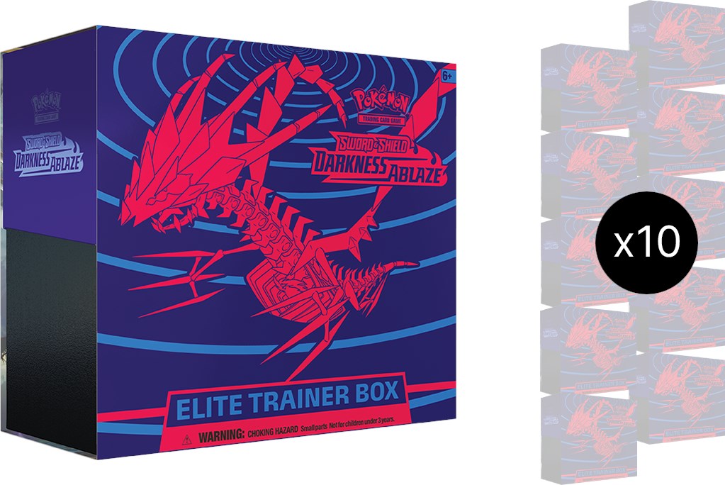 Darkness Ablaze Elite Trainer Box Case