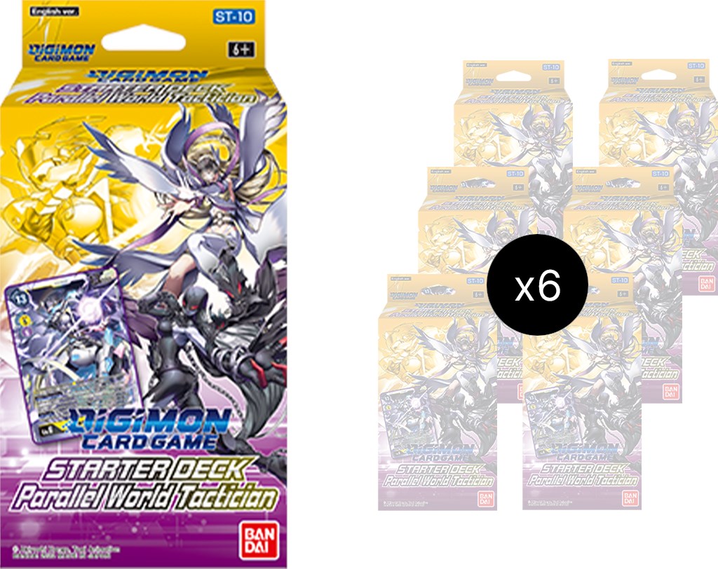 Parallel World Tactician Starter Deck Display - Starter Deck 10: Parallel  World Tactician - Digimon Card Game