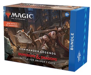 Bundle Magic: The Gathering Commander Legends Dungeons & Dragons Battle for  Baldur's Gate Wizard of the Coast